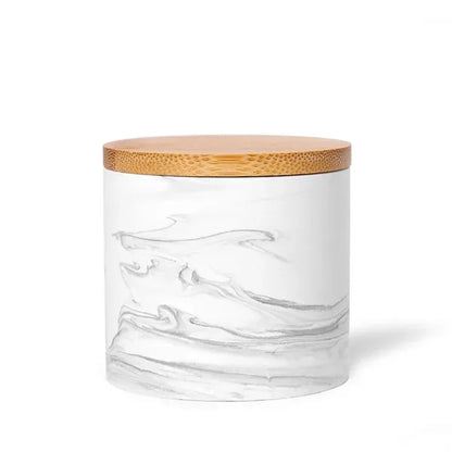 ZenGlow Soy Candle in Plaster Jar