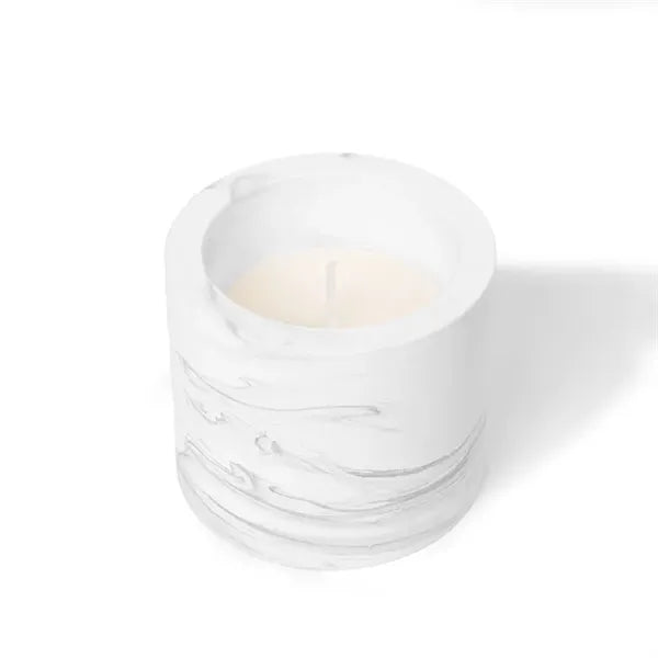 ZenGlow Soy Candle in Plaster Jar