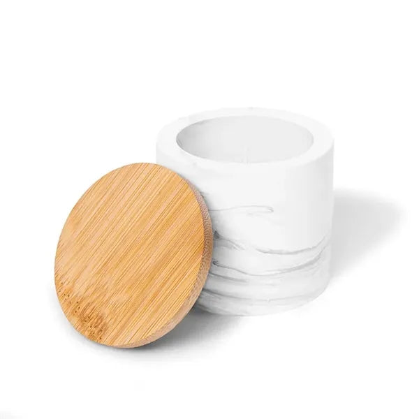 ZenGlow Soy Candle in Plaster Jar