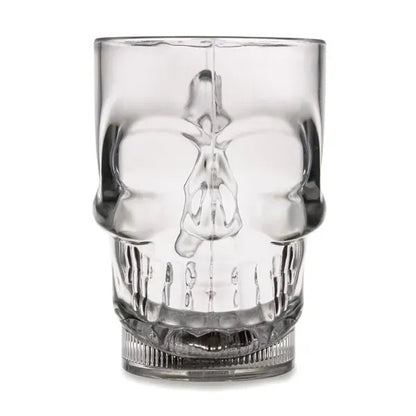 14 Oz. Flashing LED Lighted Skull Cup Halloween Party Mug