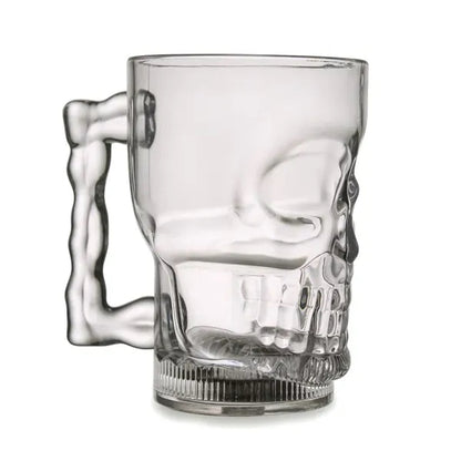 14 Oz. Flashing LED Lighted Skull Cup Halloween Party Mug