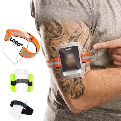 Cross Arm Waterproof ID Card Holder Pass Clamp