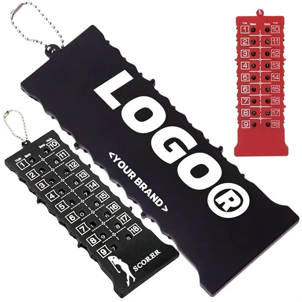 18 Hole Golf Scorecard Shot Counter Accessory