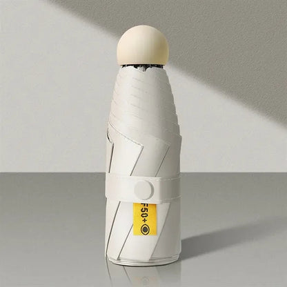 Mini Windproof Sun & Rain Pocket Umbrella With Case