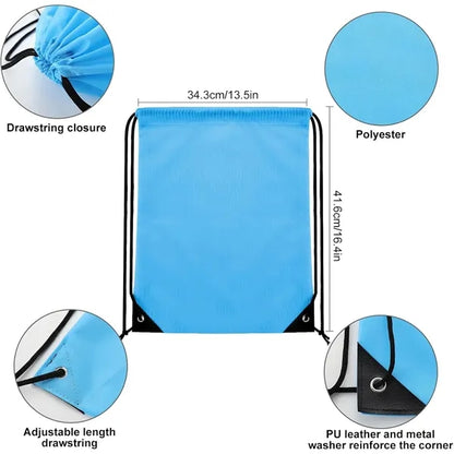 210D Polyester Drawstring Bags Cinch Sack