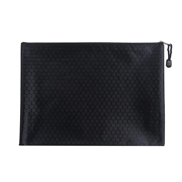 A4 Waterproof Thickened Canvas Zipper Stationery Bag
