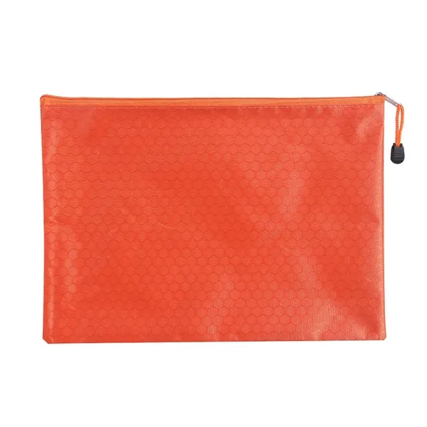 A4 Waterproof Thickened Canvas Zipper Stationery Bag