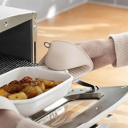 Heat Resistant Silicone Cooking Oven Mitts Gloves