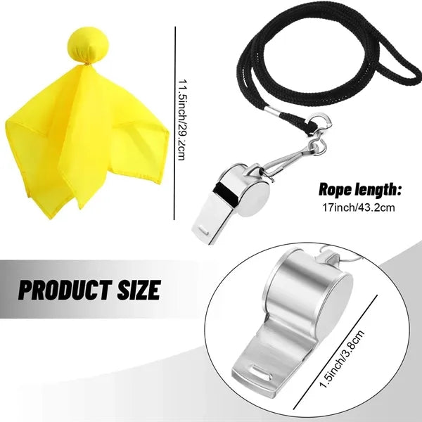 Stainless Steel Whistle With Lanyard Outdoor Survival