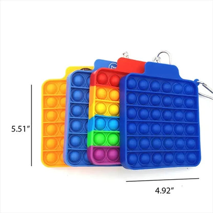 Push Pop Silicone Bubble Stress Relief Toys Squishy Washable