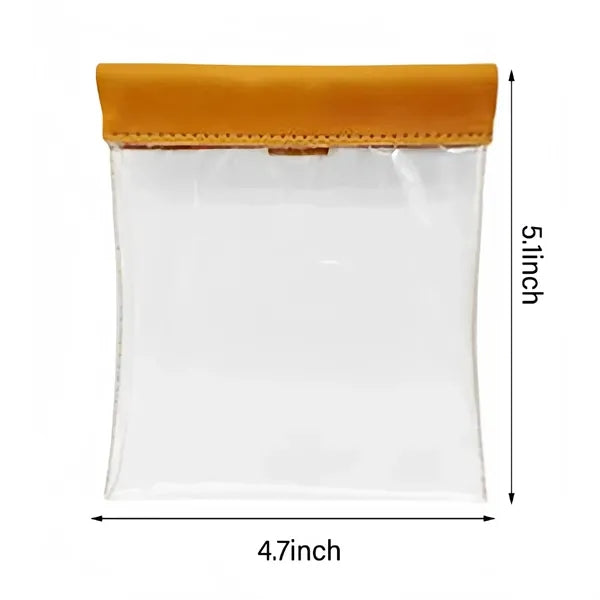 Transparent Sports Golf Tee Divot Ball Marker Pouch