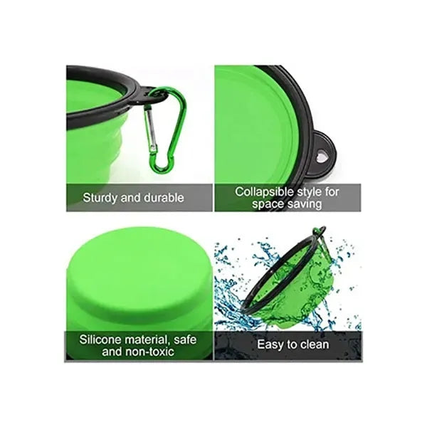 350ml Collapsible Pet Bowl with Carabiner