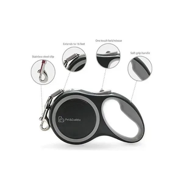 PET&CUDDLE 16 ft Retractable Dog Leash