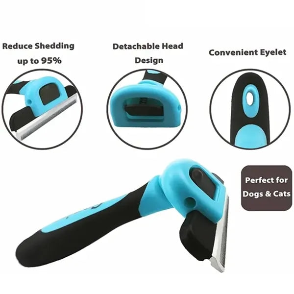 Professional Pet Deshedding Comb Tool