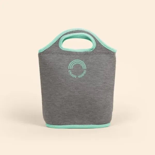 VENTI - HEATHERED JERSEY KNIT-NEOPRENE LUNCH BAG