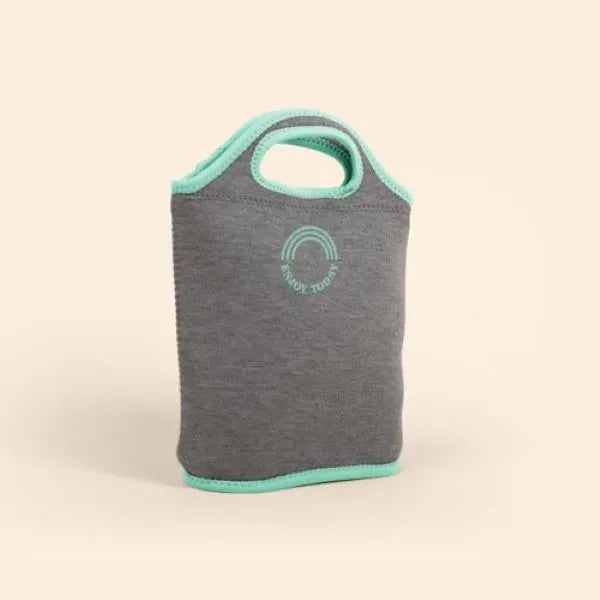 VENTI - HEATHERED JERSEY KNIT-NEOPRENE LUNCH BAG