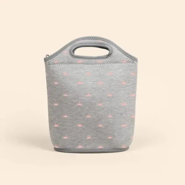 VENTI - HEATHERED JERSEY KNIT-NEOPRENE LUNCH BAG