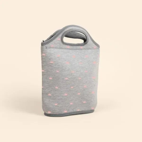 VENTI - HEATHERED JERSEY KNIT-NEOPRENE LUNCH BAG