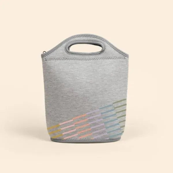 VENTI - HEATHERED JERSEY KNIT-NEOPRENE LUNCH BAG