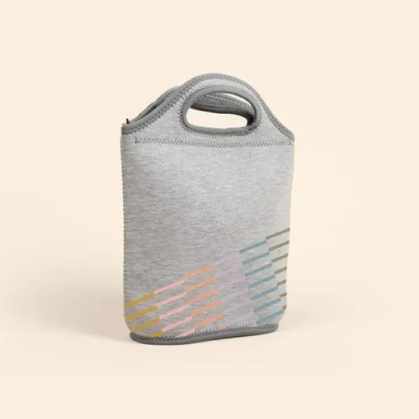VENTI - HEATHERED JERSEY KNIT-NEOPRENE LUNCH BAG
