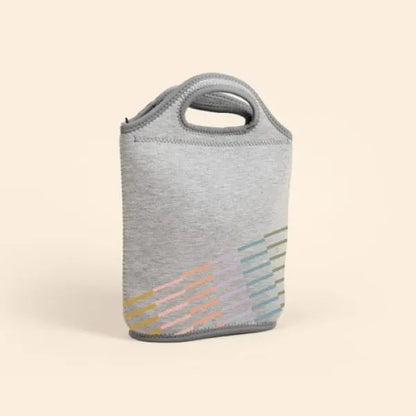 VENTI - HEATHERED JERSEY KNIT-NEOPRENE LUNCH BAG
