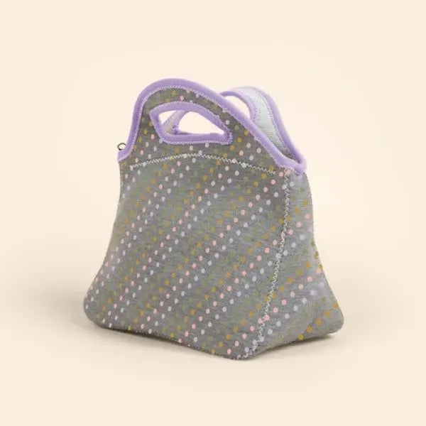 GRAN KLUTCH - HEATHERED JERSEY KNIT NEOPRENE LUNCH BAG