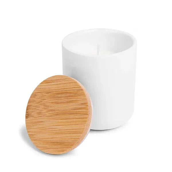 AromaHaven Ceramic Soy Candle
