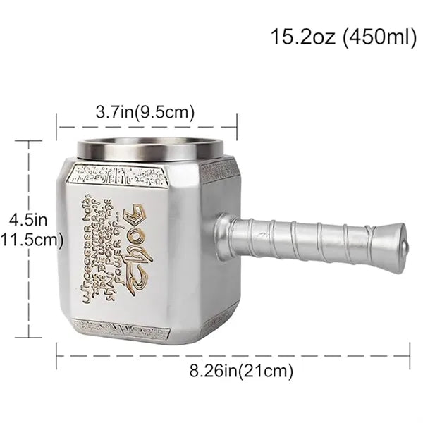 Nordic Style Thor Hammer Mug