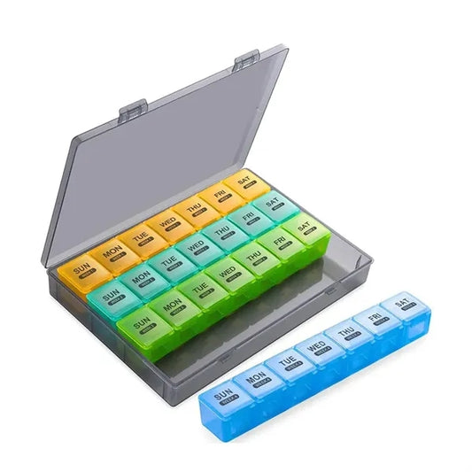 Travel Portable 28 Compartments Pill Organiser