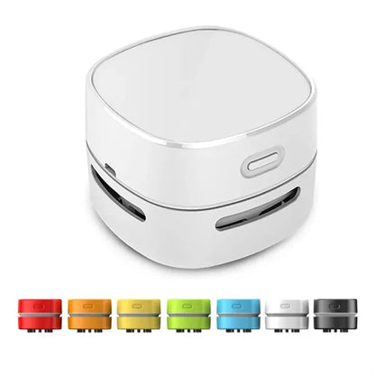 Mini Desktop Vacuum Cleaner With Wireless Charging