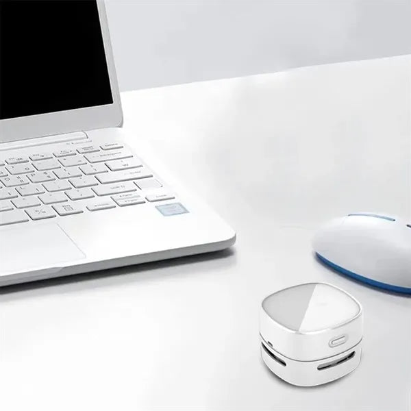 Mini Desktop Vacuum Cleaner With Wireless Charging