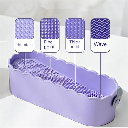 Makeup Brush Cleaner Tool Cleaning Storage Holder