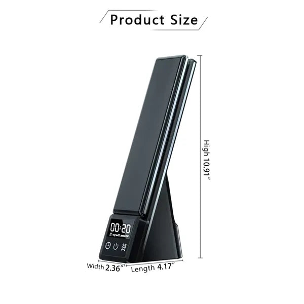 Wireless Charging LED Alarm Clock Eye Lamp Cell Phone Holder
