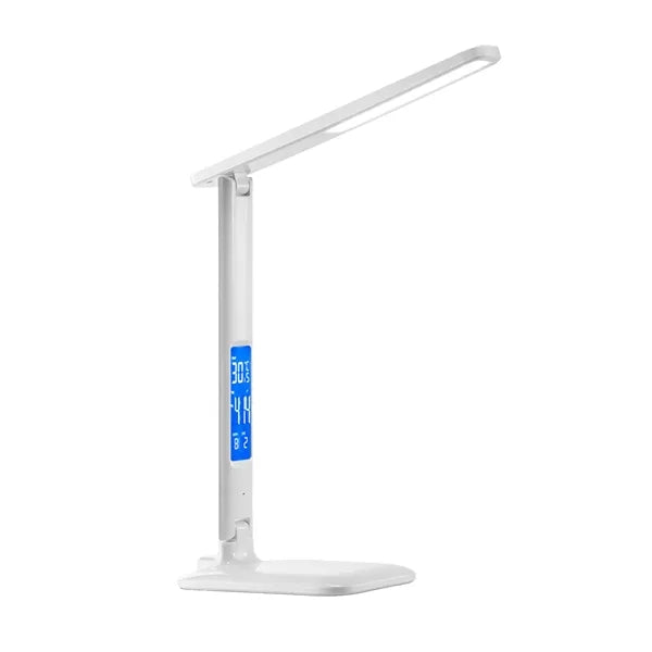 Wireless Charging Led Desk Lamp Lcd Screen Alarm Clock