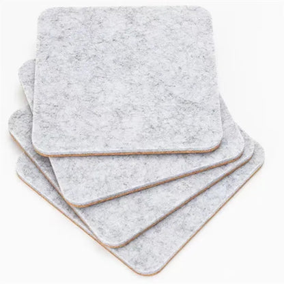 Customizable Cork Coasters Square