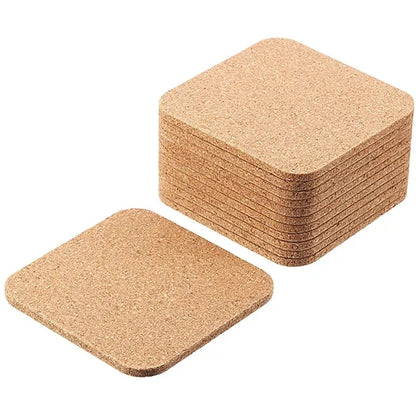 Customizable Cork Coasters Square