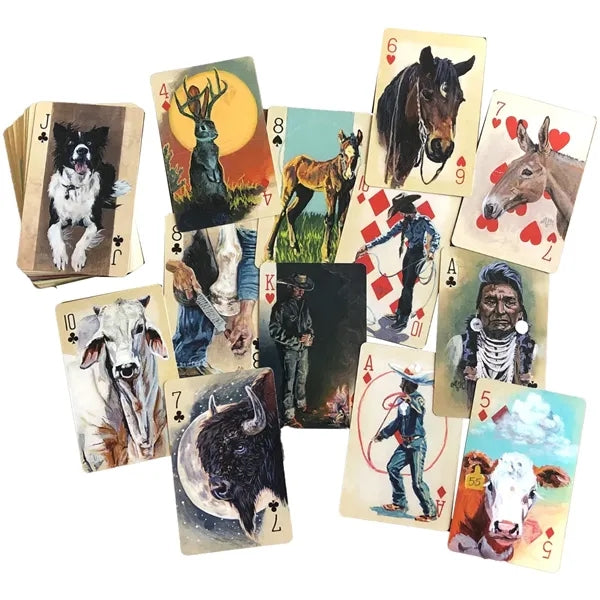Playing Cards Deck Poker Games Full Color Custom