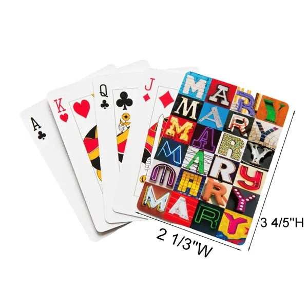 Playing Cards Deck Poker Games Full Color Custom