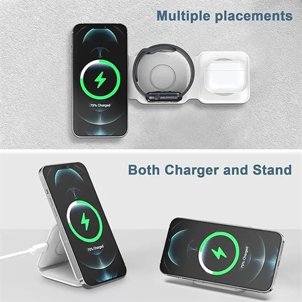 Wireless Charger 3in1 Fast Charging Base
