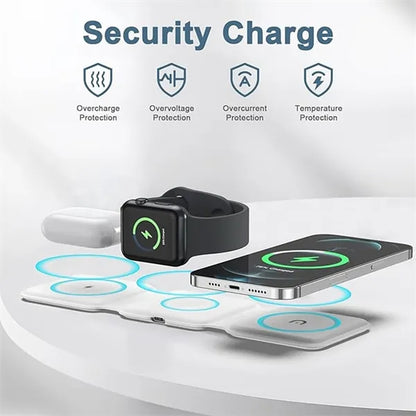 Wireless Charger 3in1 Fast Charging Base