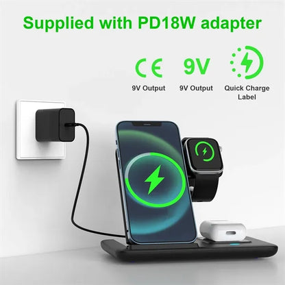 Wireless Charger Stand Fast Charging Dock Location