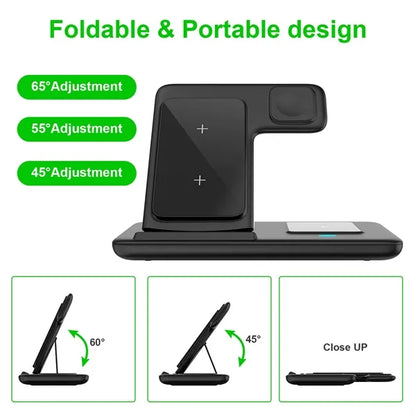 Wireless Charger Stand Fast Charging Dock Location