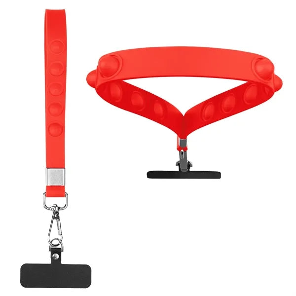 Push Pop Phone Tether Wristlet