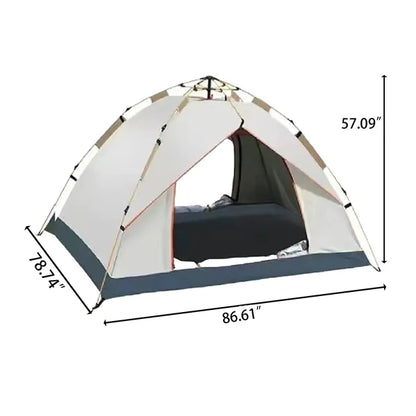 Silver Coated Thickened Sunproof Folding Automatic Tent