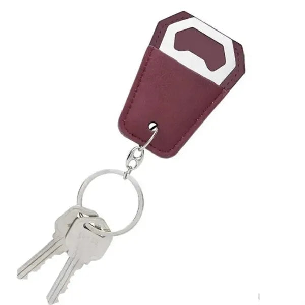 Bottle Opener With Key Chain Leather