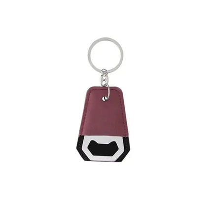 Bottle Opener With Key Chain Leather