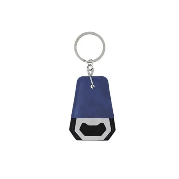 Bottle Opener With Key Chain Leather