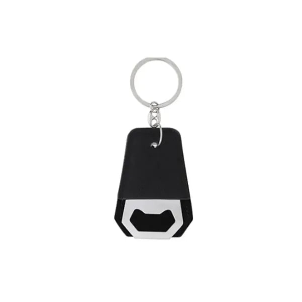 Bottle Opener With Key Chain Leather