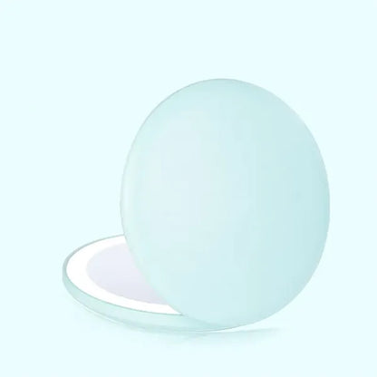 LED rechargeable light round mirror Compact