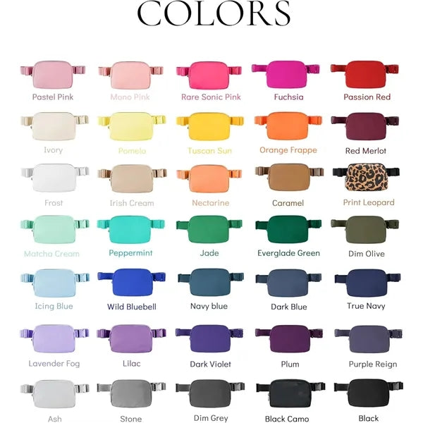 Waterproof Cross Body Bag Fanny Pack Sports Waist